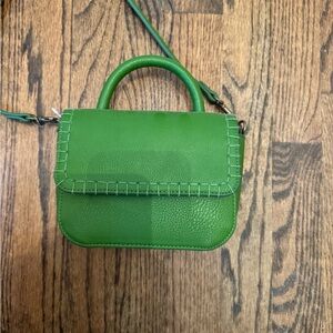 Green mini handbag